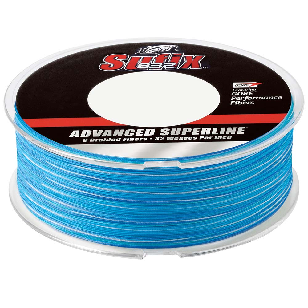 Sufix 832 Advanced Superline Braid  15lb  Coastal Camo  600 yds 660215CC