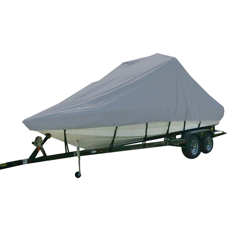 Carver SunDURA Specialty Boat Cover f215 Inboard Tournament Ski Boats wTower  Swim Platform  Grey 81121S11