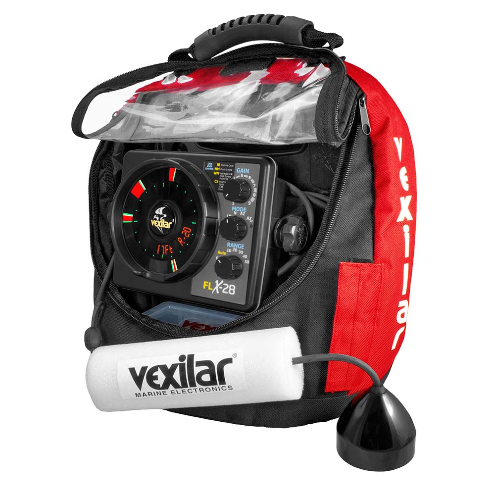 Vexilar FLX28 Pro Pack II ProView IceDucer wSoft Pack PPLI28PV