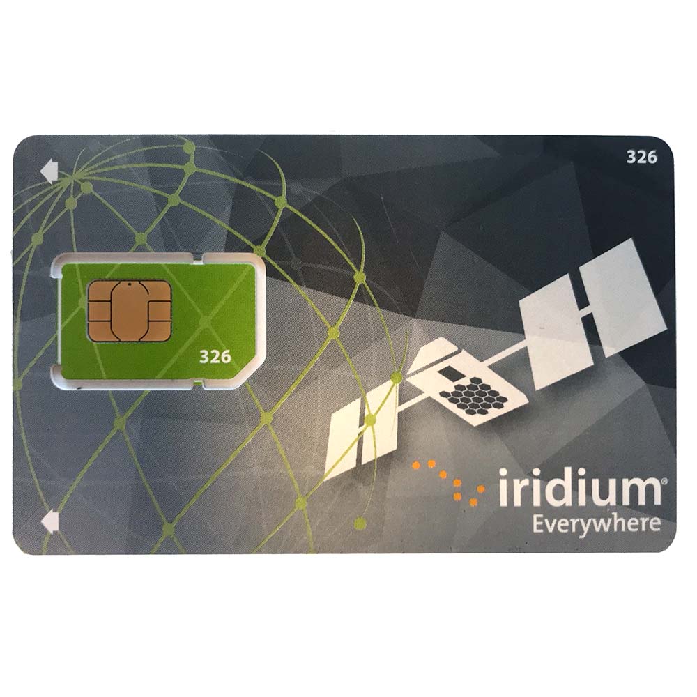 Iridium Prepaid SIM Card Activation Required  Green IRIDPPSIMDP