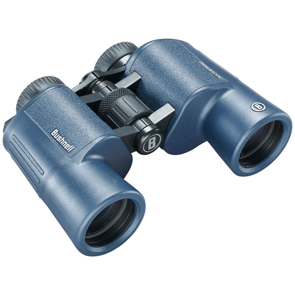 Bushnell 12x42mm H2O Binocular  Dark Blue Porro WPFP Twist Up Eyecups 134212R