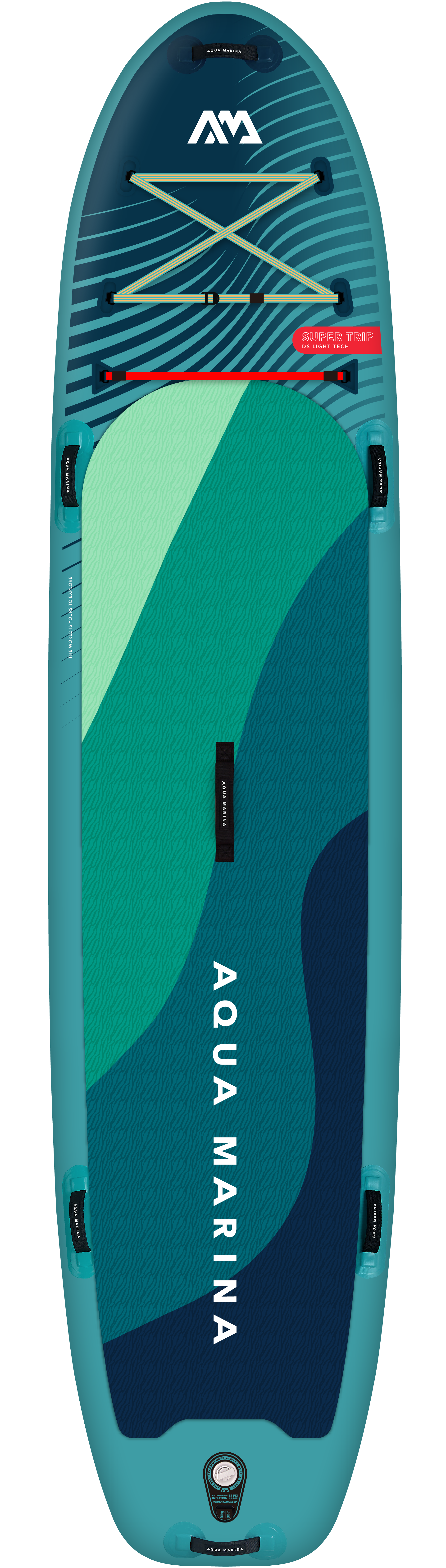 AQUAMARINA Super Trip 12'6" Inflatable Family Stand-Up Paddle Board BT-24ST01