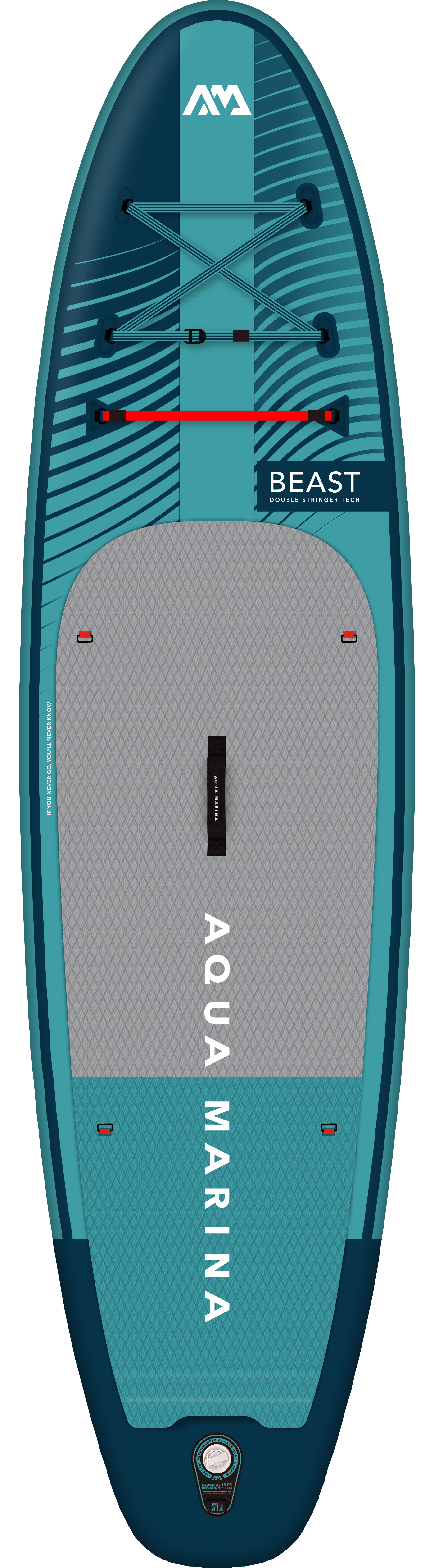 AQUAMARINA Beast 10'6" Inflatable Stand-Up Paddle Board BT-23BEP
