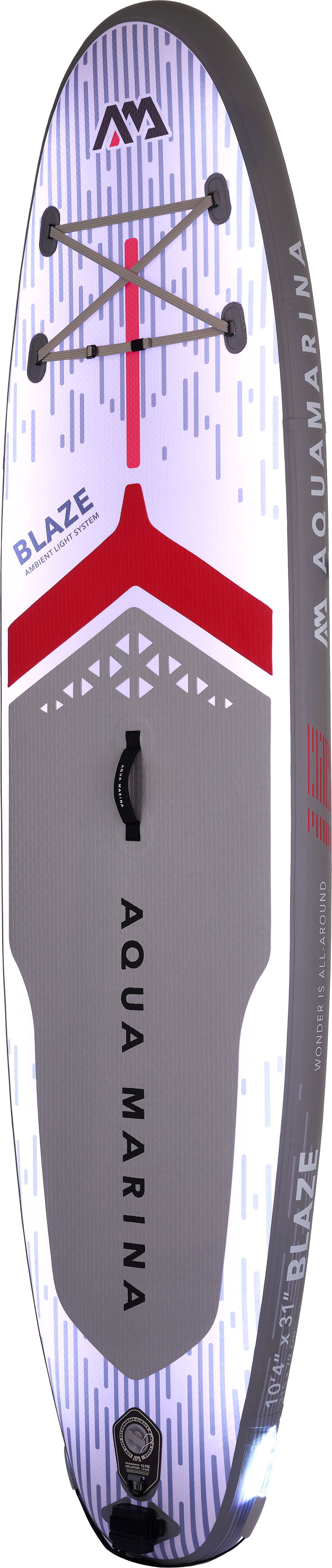 AQUAMARINA Blaze 10'4" Luminous Inflatable Stand-Up Paddle Board BT-26BZ