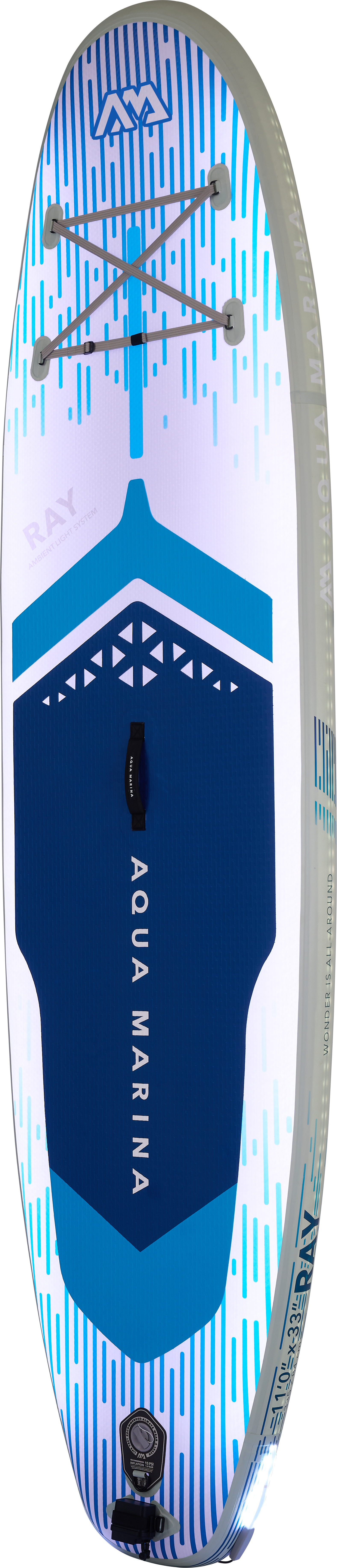 AQUAMARINA Ray 11'0" Luminous Inflatable Stand-Up Paddle Board BT-26RAY