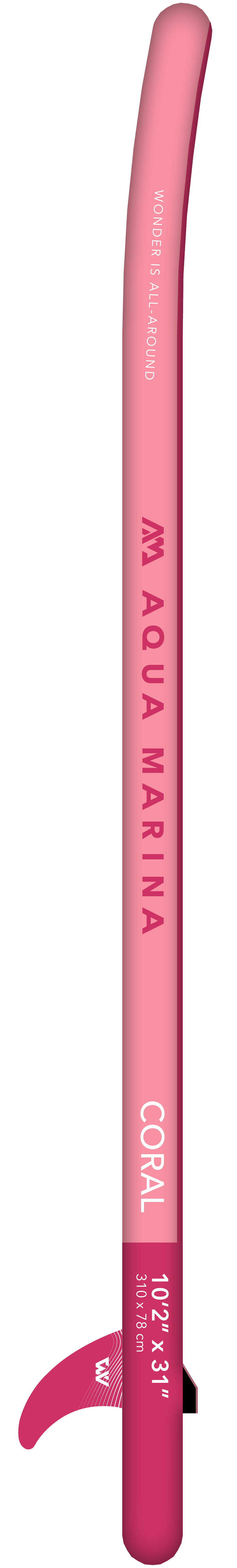 AQUAMARINA Coral Raspberry 10'2" Inflatable Stand-Up Paddle Board BT-23COPR