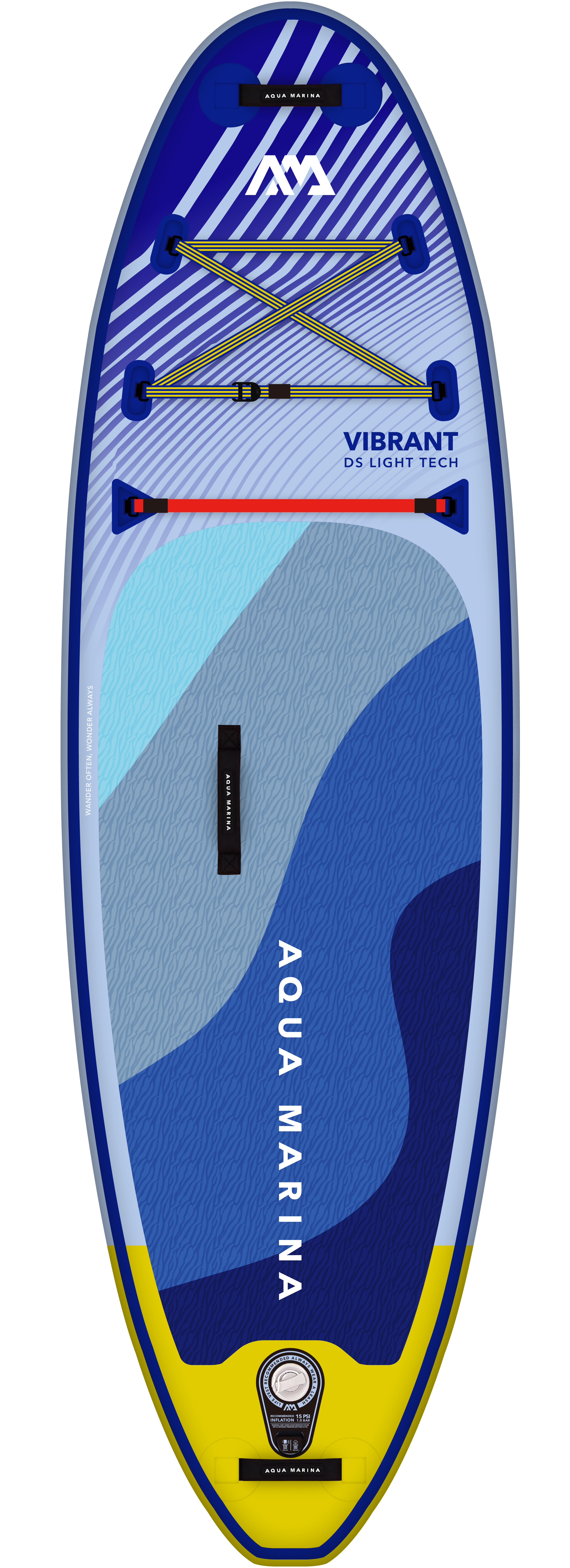 AQUAMARINA Vibrant 8'0" Inflatable Youth Stand-Up Paddle Board BT-24VIP