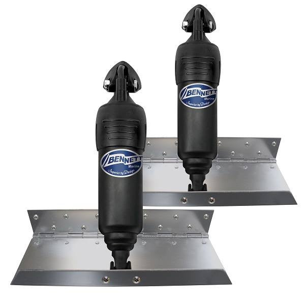 Bennett Marine Trim Tabs 12" x 4" BOLT Electric Trim Tab Kit BEN-BOLT124