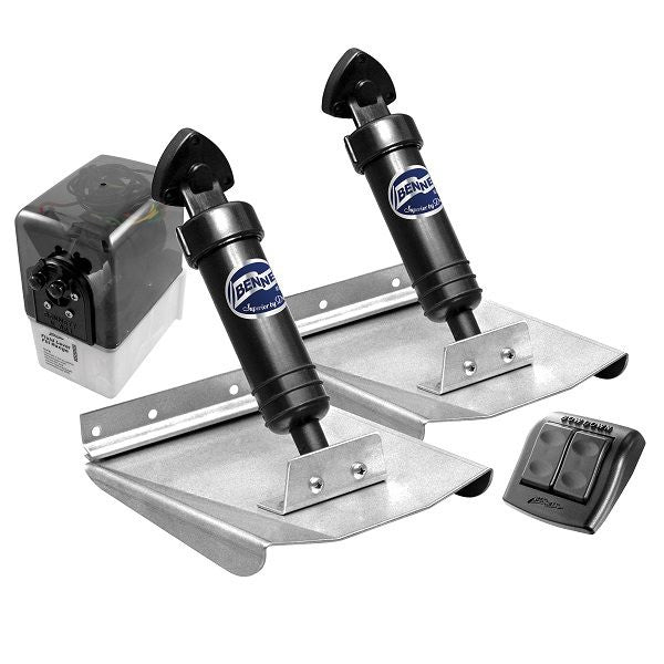 Bennett Marine Trim Tabs M80 Complete Sport 8" x 10" Hydraulic Trim Tab Kit BEN-M80