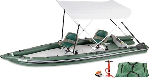 SEA EAGLE FSK16 FishSkiff™ Swivel Seat Canopy Package FSK16K_SWC
