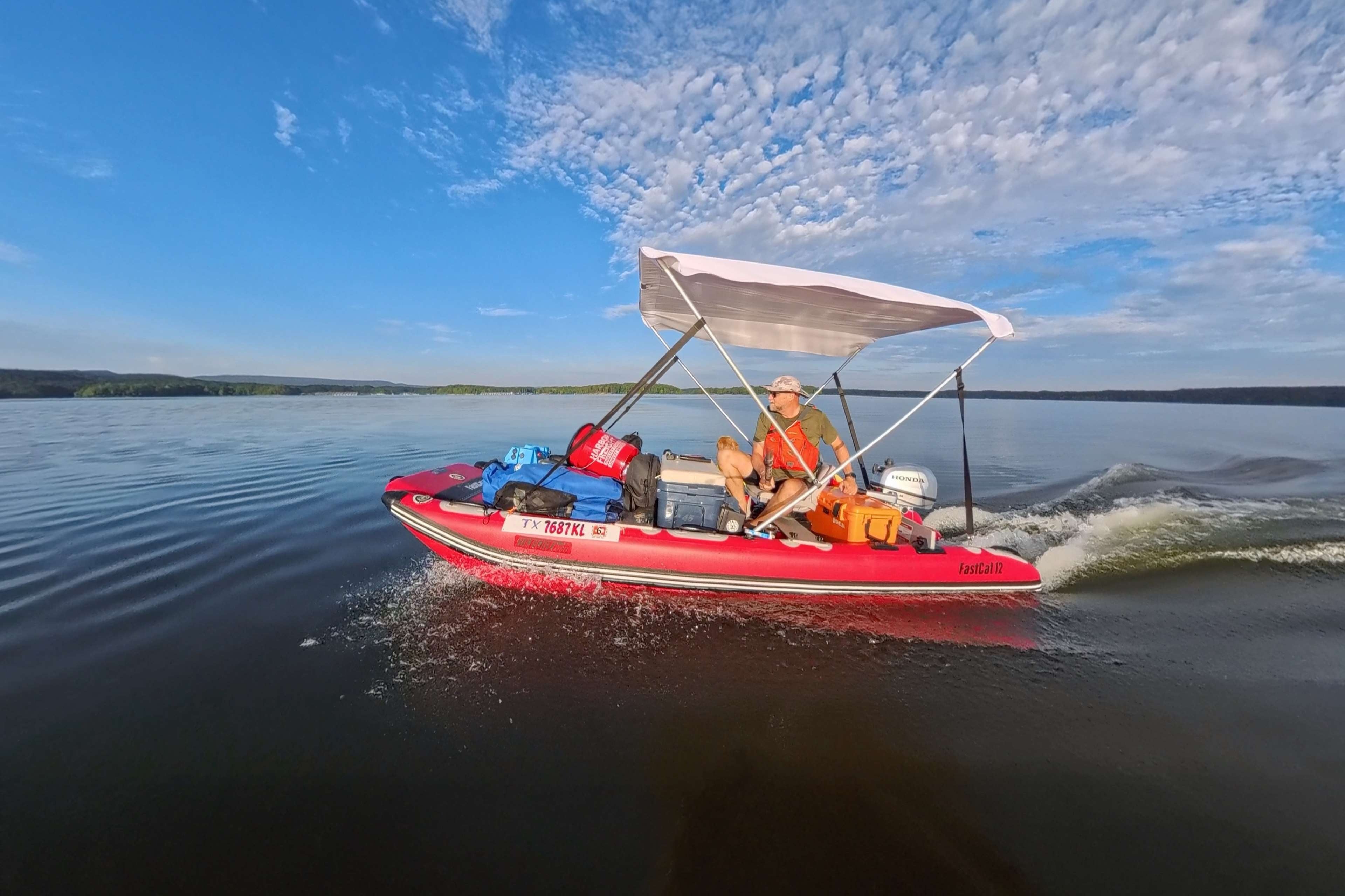 SEA EAGLE  FastCat12™ Swivel Seat Canopy Package FASTCAT12K_SWC