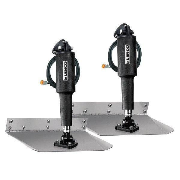 Lenco Trim Tabs Performance Edge Mount 12" x 12" Electric Trim Tab Kit without Switch LEN-15016-101