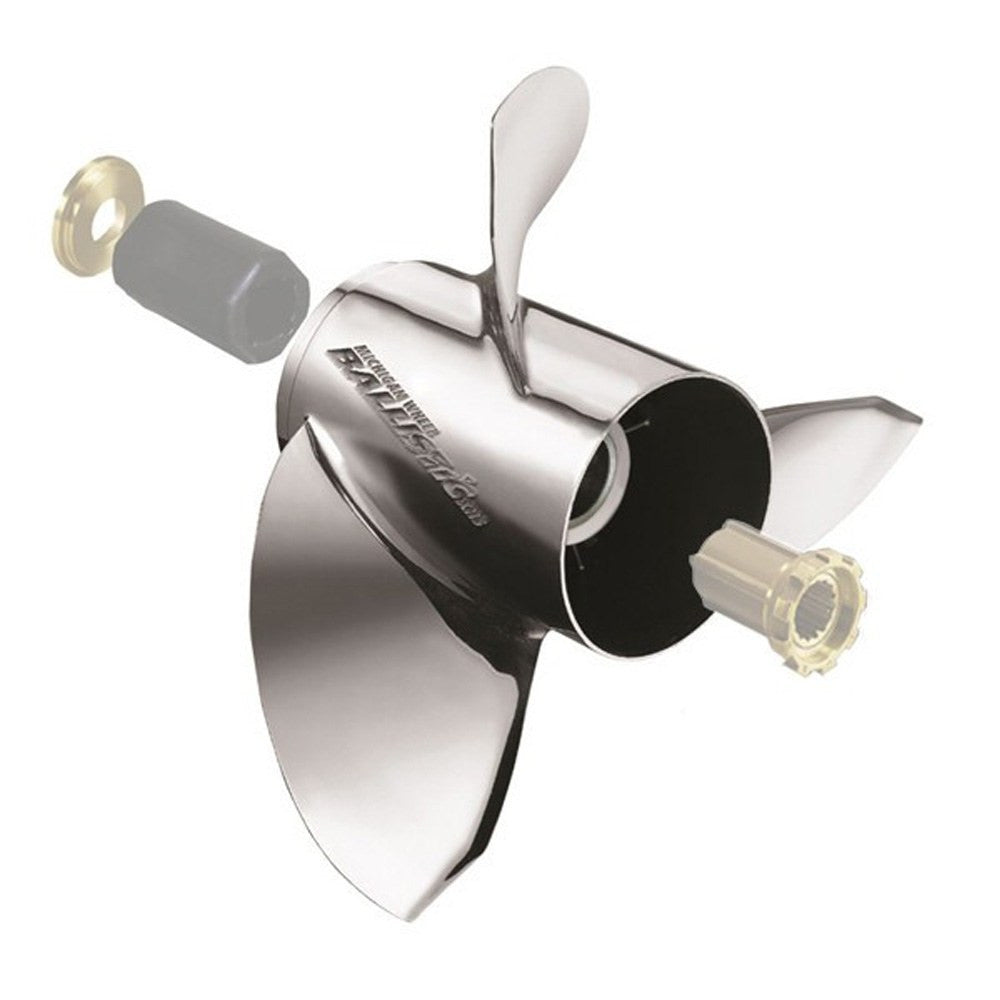 Michigan Wheel Evinrude Outboard Propellers Ballistic 3 Blade 14-1/4x 25P Propeller 933525 MIW-933525