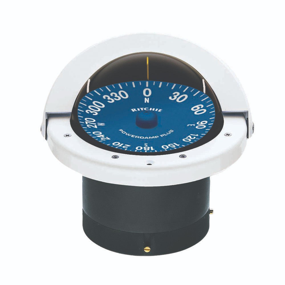 Ritchie Compass No Category SS-2000W SuperSport Flush Mount Marine Compass - White RIT-SS-2000