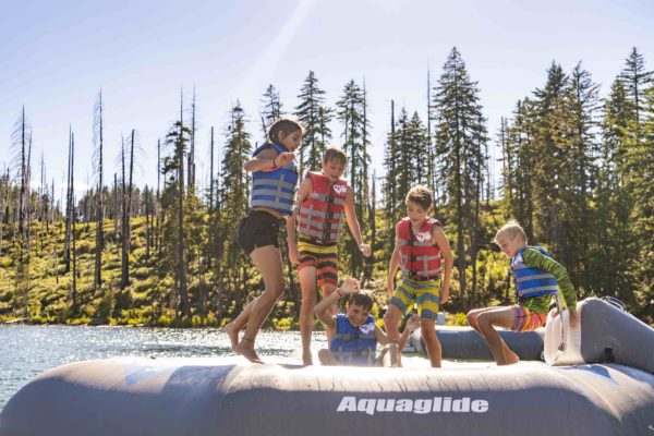 Aquaglide Lakefront Ricochet 16' Bouncer Aquapark