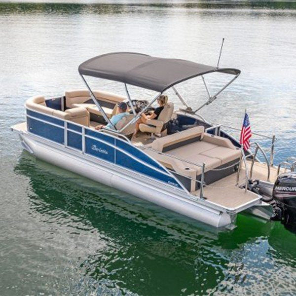 Taylor Made Boat Covers Bimini Tops SureShade Pontoon Power Bimini Top SureShade Pontoon Power Bimini Top NAT-2024050705