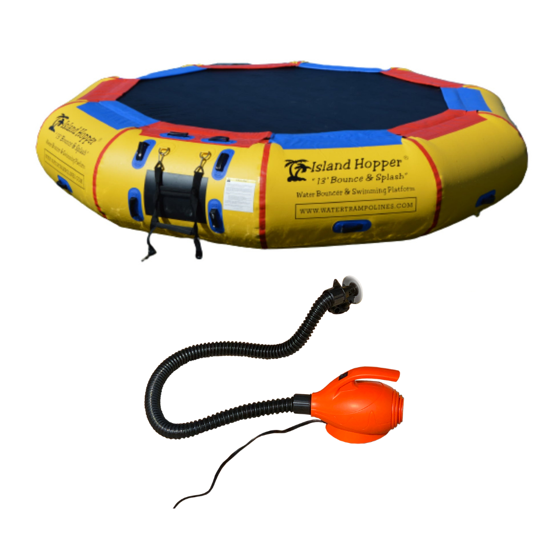 Island Hopper 13′ Bounce-N-Splash Padded Water Bouncer 13'BNS