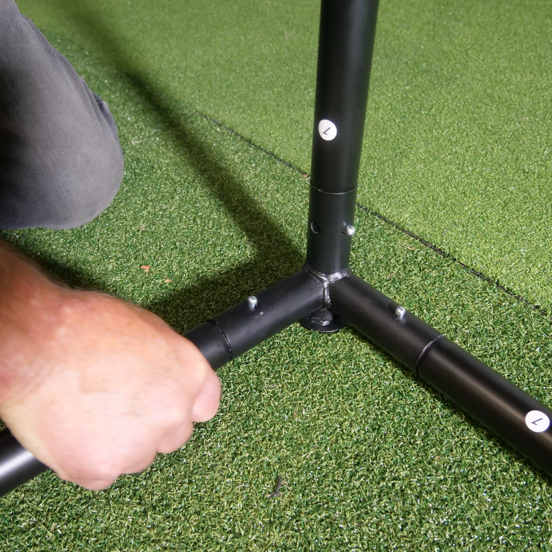 SimBox Golf Simulator Enclosure - 7 sizes, Pro + Impact Screen and Frame INCLUDES FREE SIDE BARRIERS