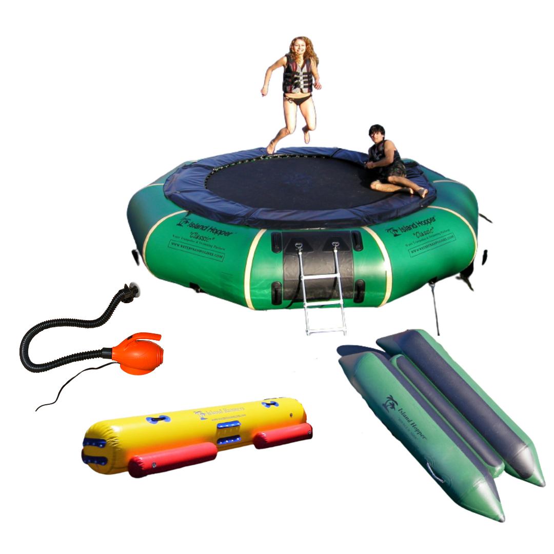 Island Hopper 15 Classic Water Trampoline 15'PVCTUBE GR