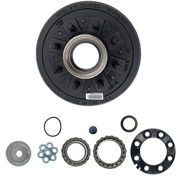Dexter Axle No Category 8 on 6-1/2" 9K-10k Non-ABS Hub & Drum Kit 2009 & Newer DEX-008-430-90