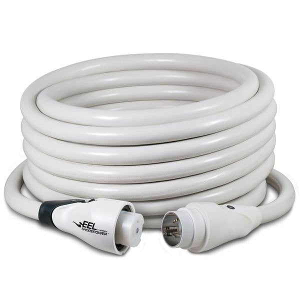Marinco Shore Power Cords EEL Shore Power Cordset 50 Amp 125/250V - White MAR-CS504-50