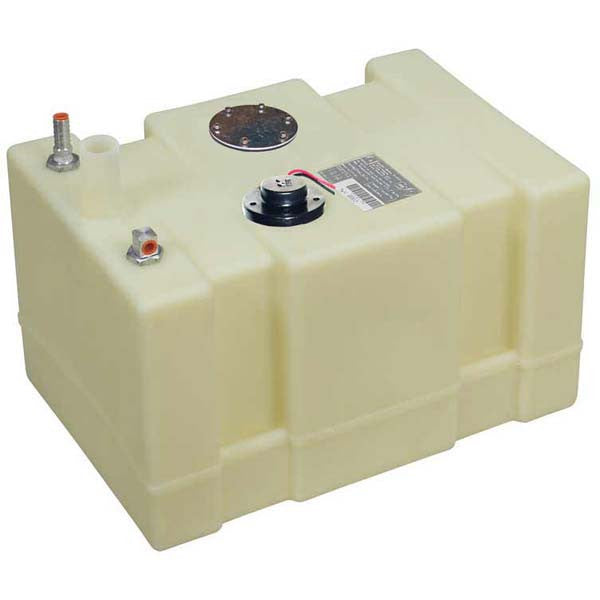 Moeller Marine Permanent Fuel Tanks 12 Gallon Below Deck Permanent Marine Fuel Tank Square MOE-032612