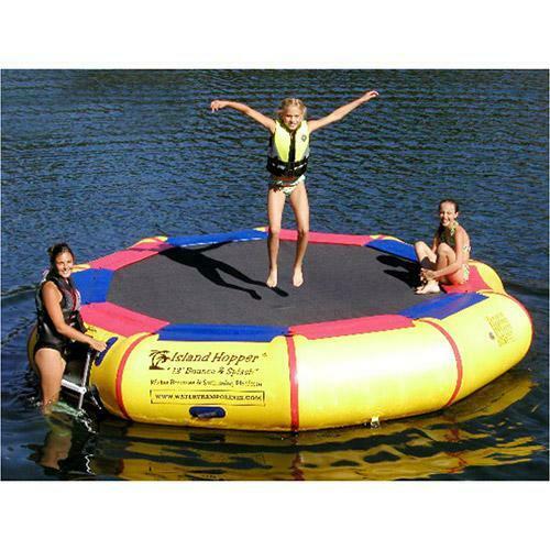 Island Hopper 10’ Bounce and Splash Padded Water Bouncer  10BNS