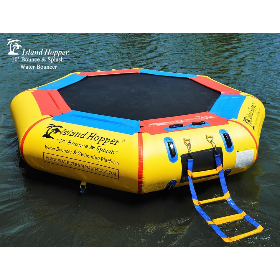 Island Hopper 10’ Bounce and Splash Padded Water Bouncer  10BNS