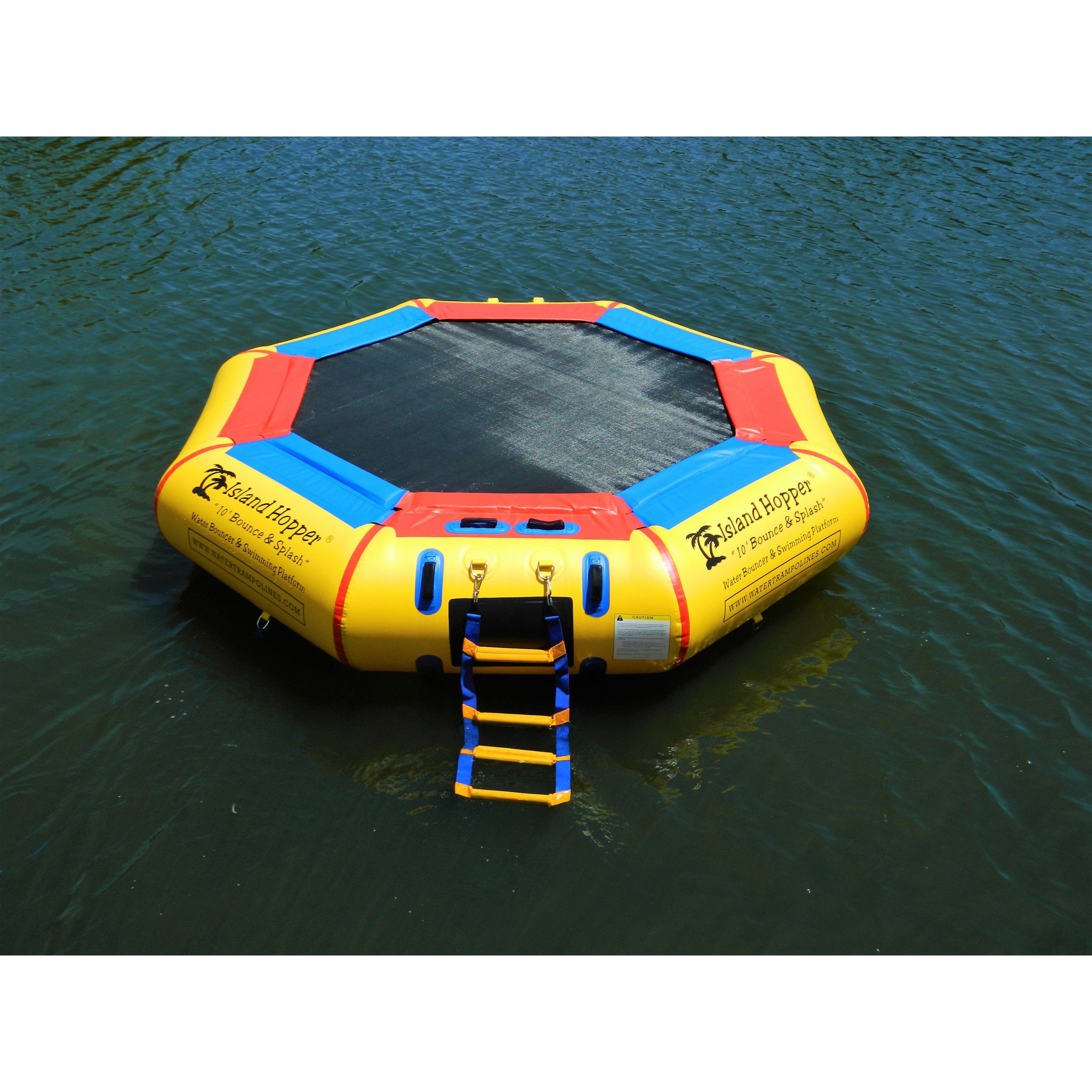 Island Hopper 10’ Bounce and Splash Padded Water Bouncer  10BNS