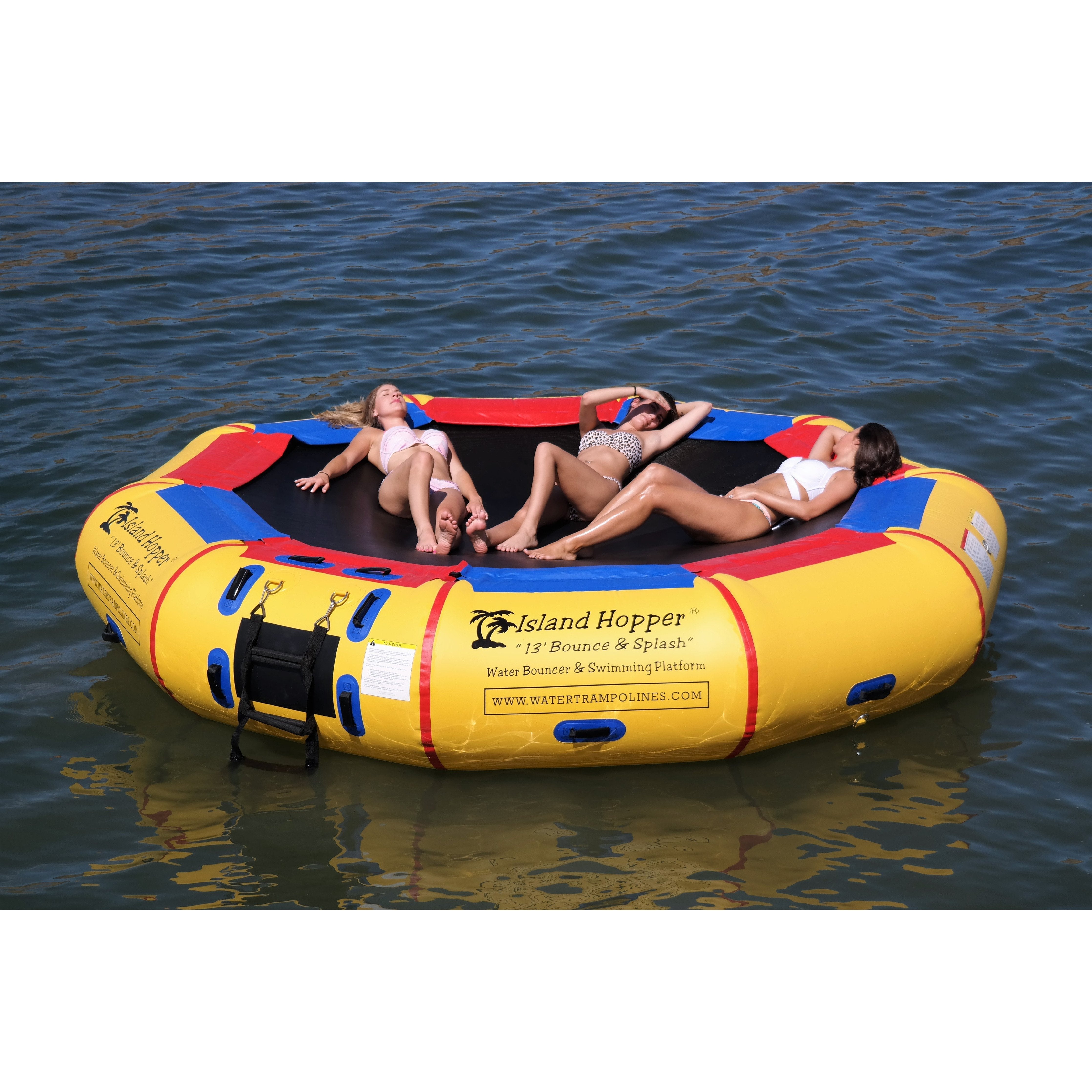Island Hopper 13′ Bounce-N-Splash Padded Water Bouncer 13'BNS