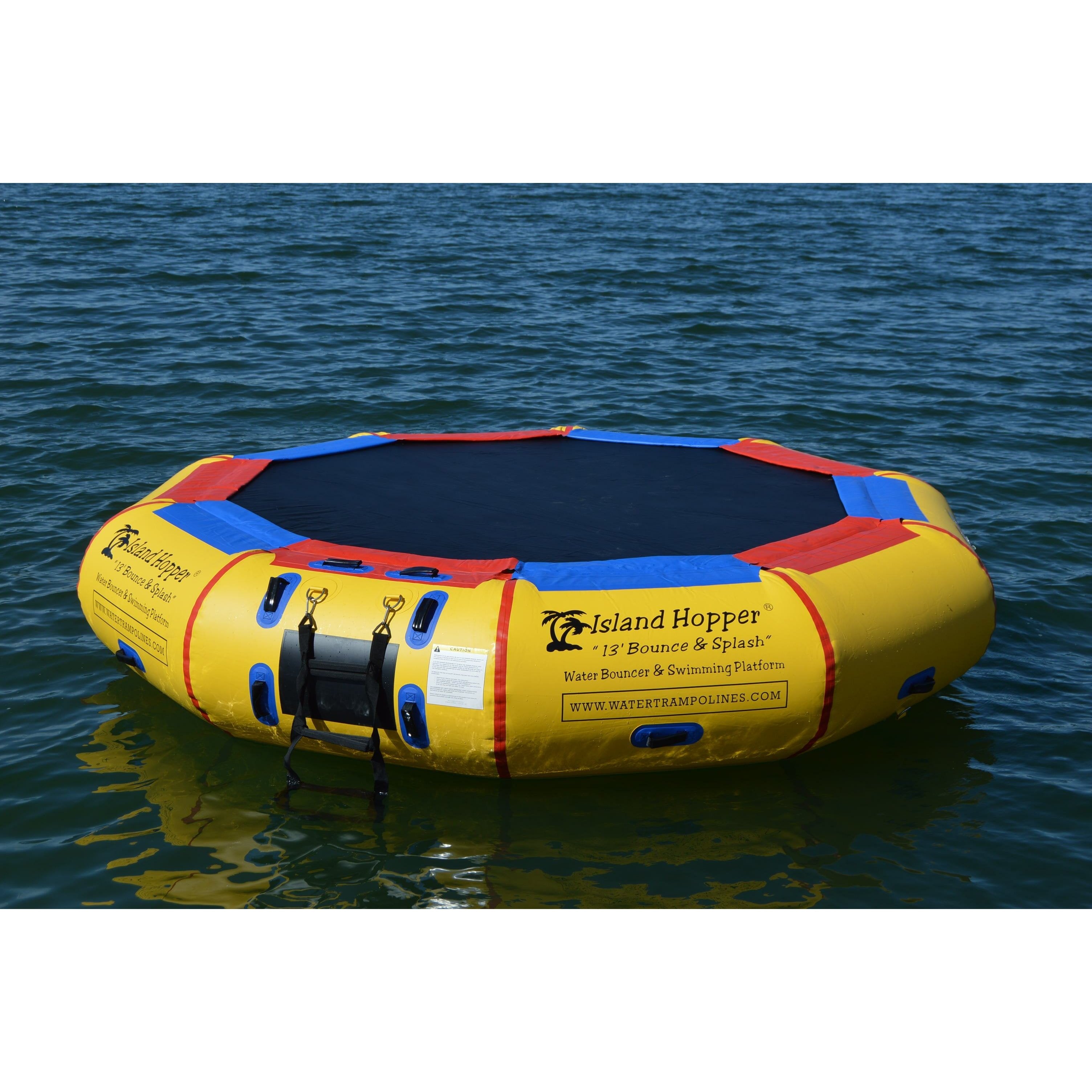 Island Hopper 13′ Bounce-N-Splash Padded Water Bouncer 13'BNS