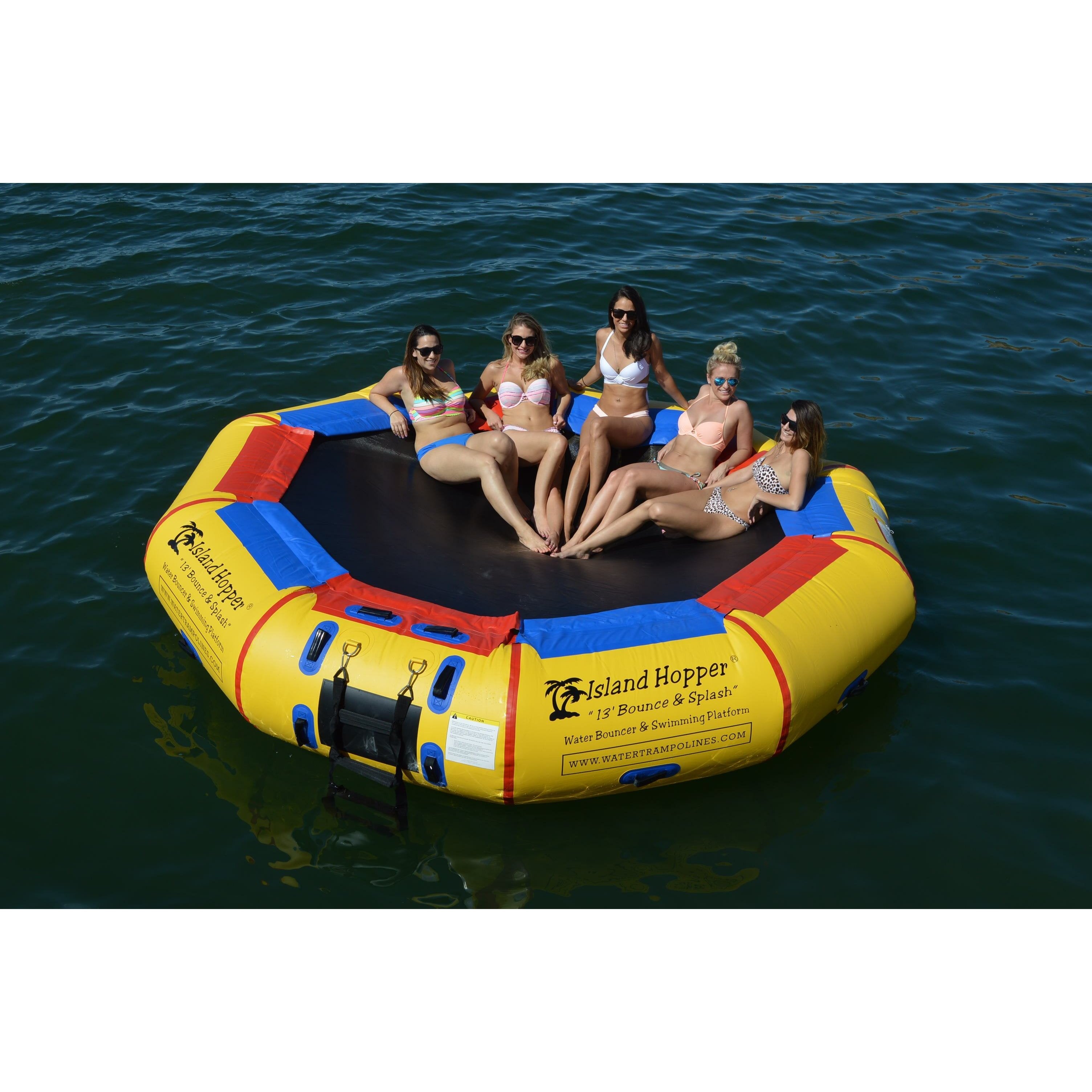 Island Hopper 13′ Bounce-N-Splash Padded Water Bouncer 13'BNS