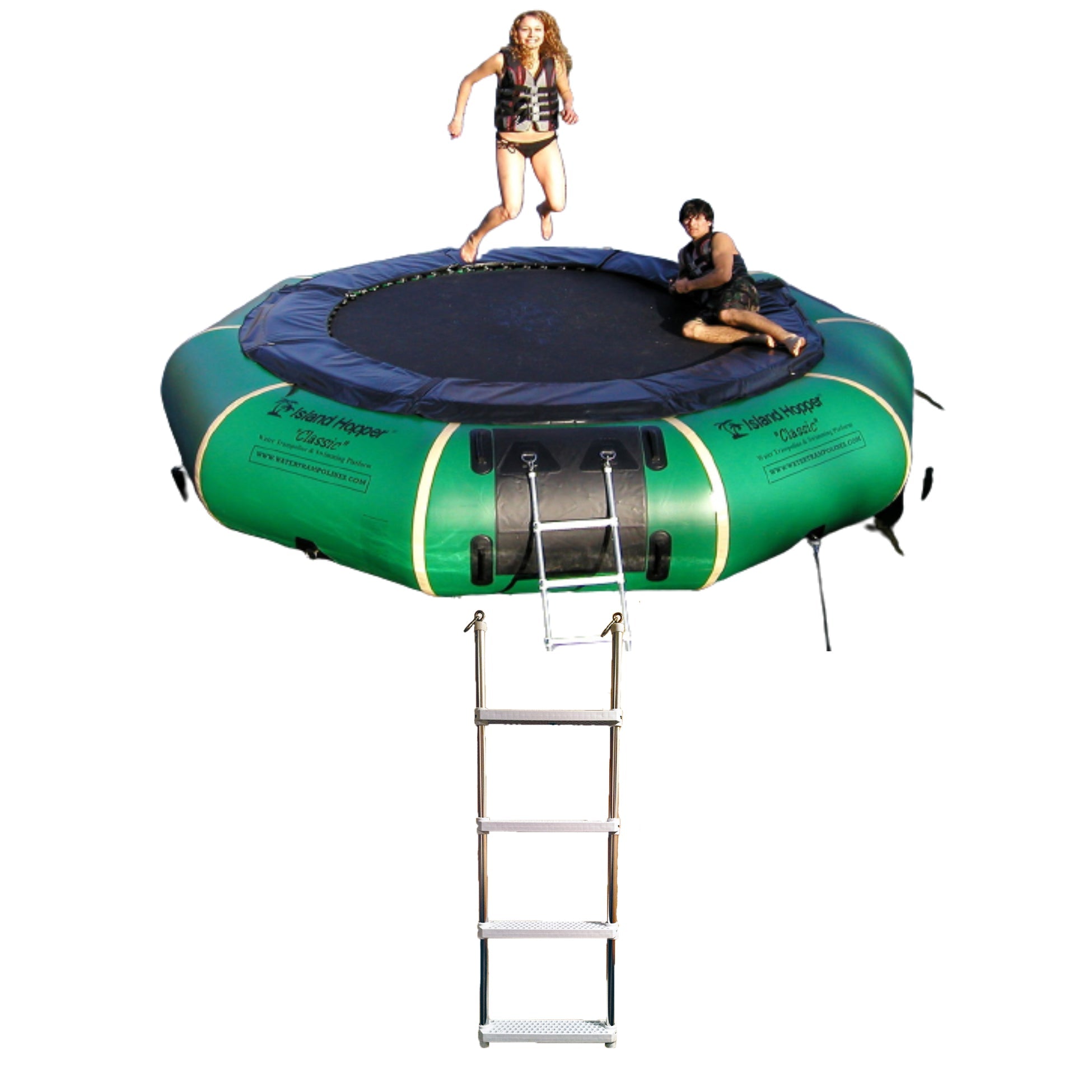 Island Hopper 15 Classic Water Trampoline 15'PVCTUBE GR