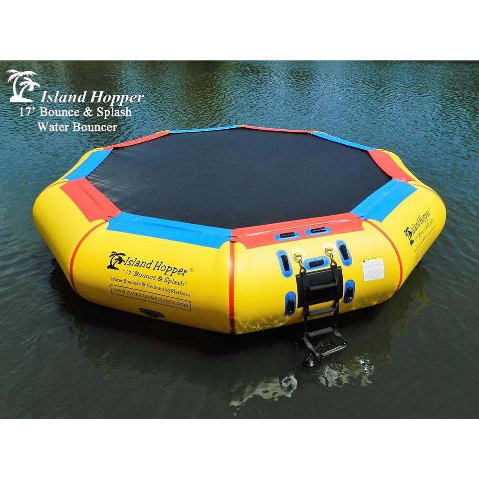 Island Hopper 17′ Bounce-N-Splash Padded Water Bouncer  17BNS