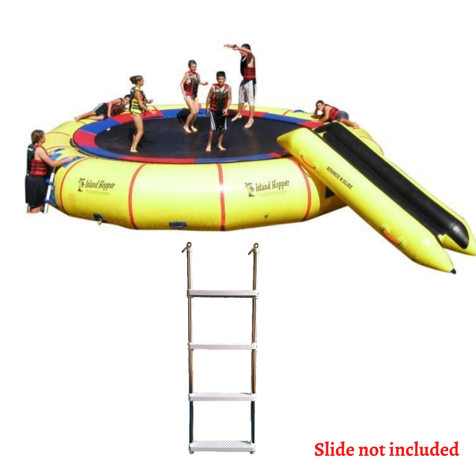 Island Hopper 25' Giant Jump Water Trampoline 25PVCTUBE