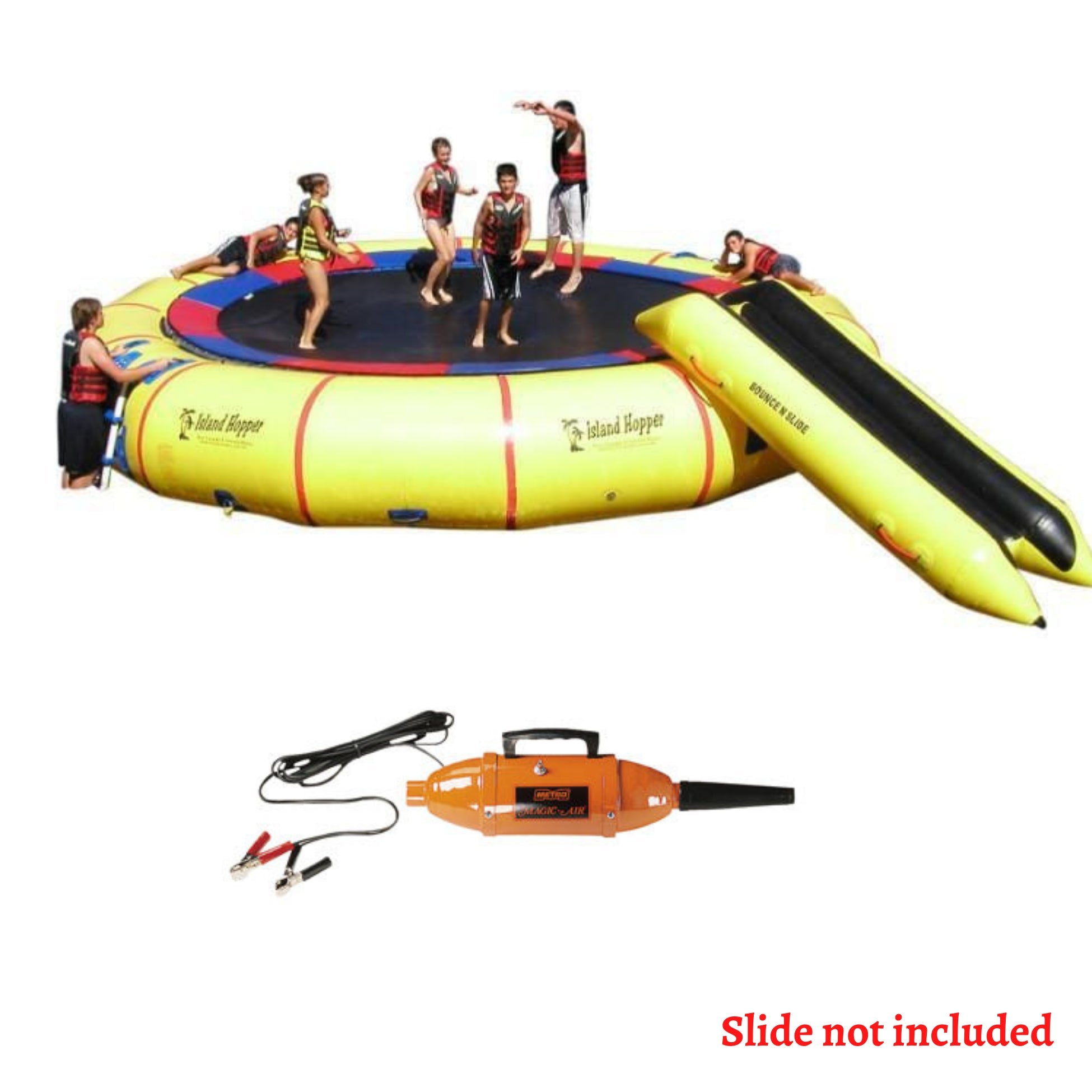 Island Hopper 25' Giant Jump Water Trampoline 25PVCTUBE
