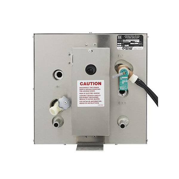 Whale Marine Water Heaters 120V 6 Gallon Stainless Steel Marine Water Heater w/Front Exchange WHA-F700